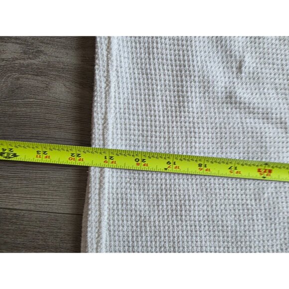 White Crewneck ThermalPumpkin & Leaves Print Medium Made In USA - Picture 7 of 8